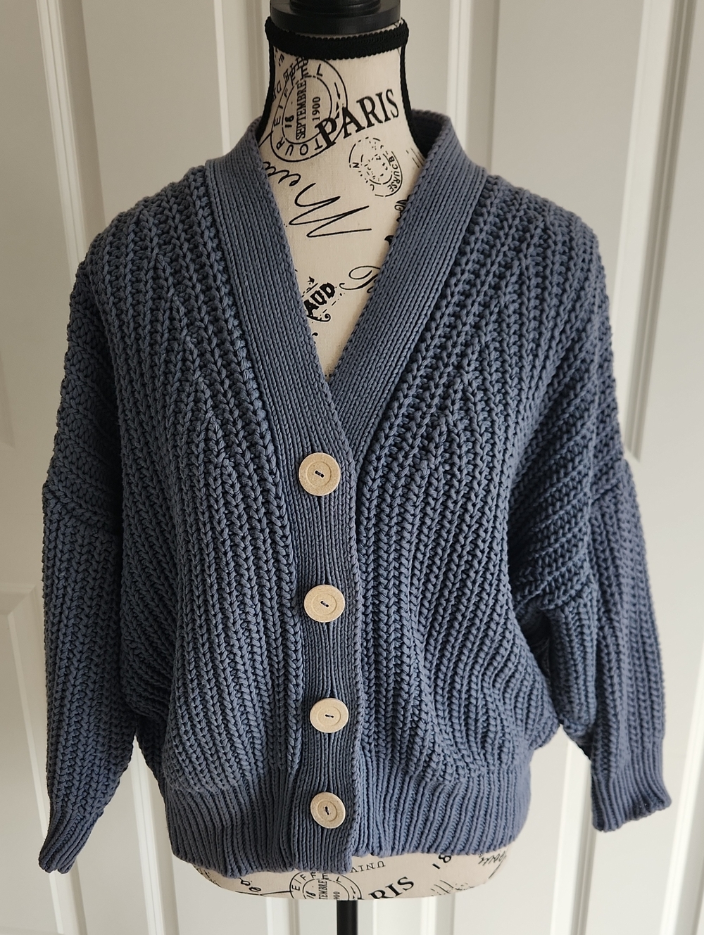 Babaa Blue No 18 Cardigan